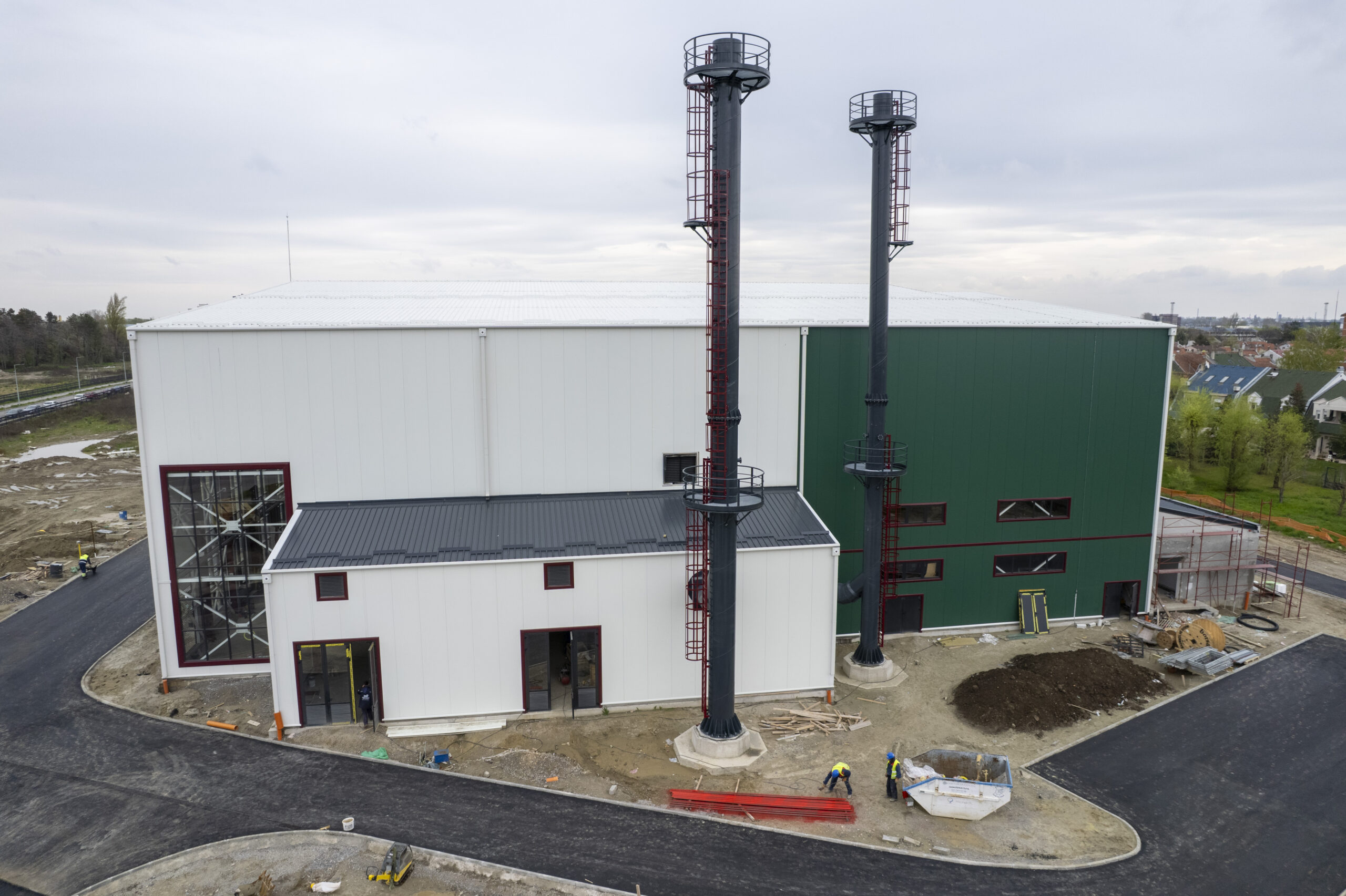 Construction of Majevica heating plant